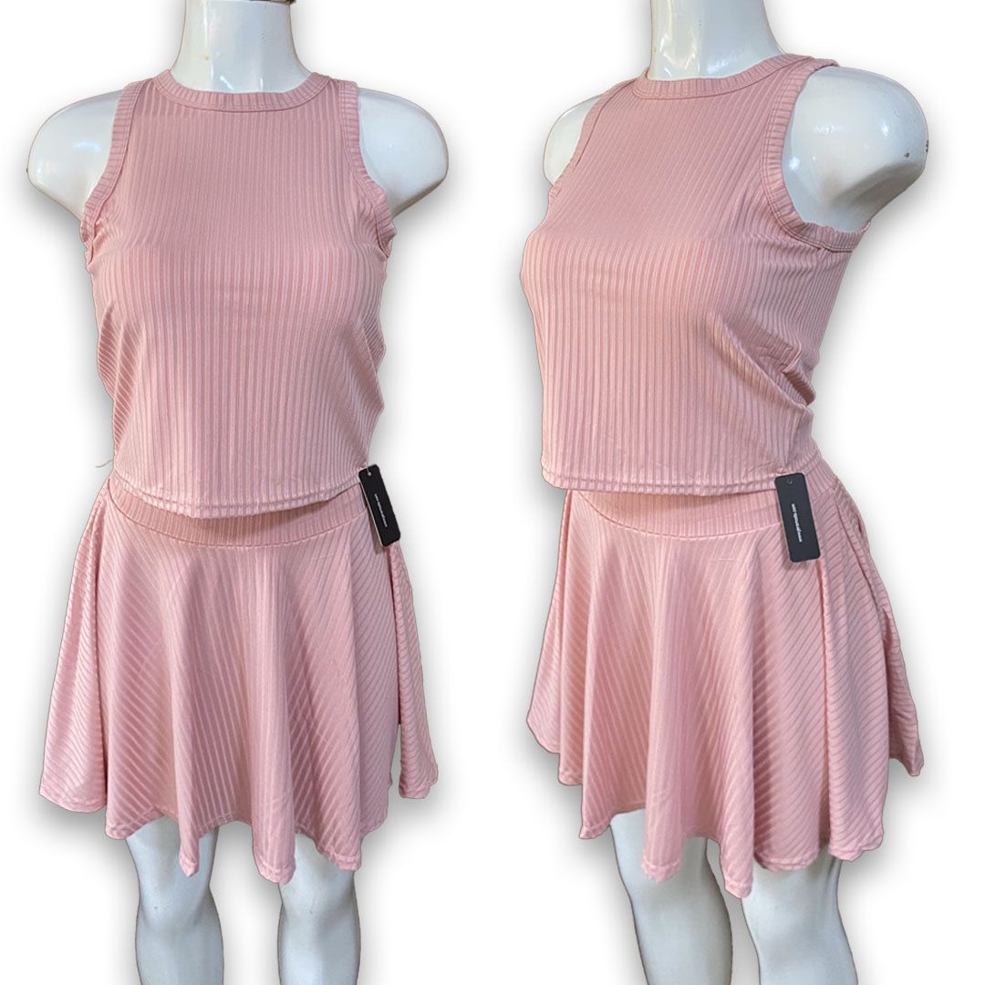 Paquete de 10 Conjuntos Falda short + blusa (SKSET35)