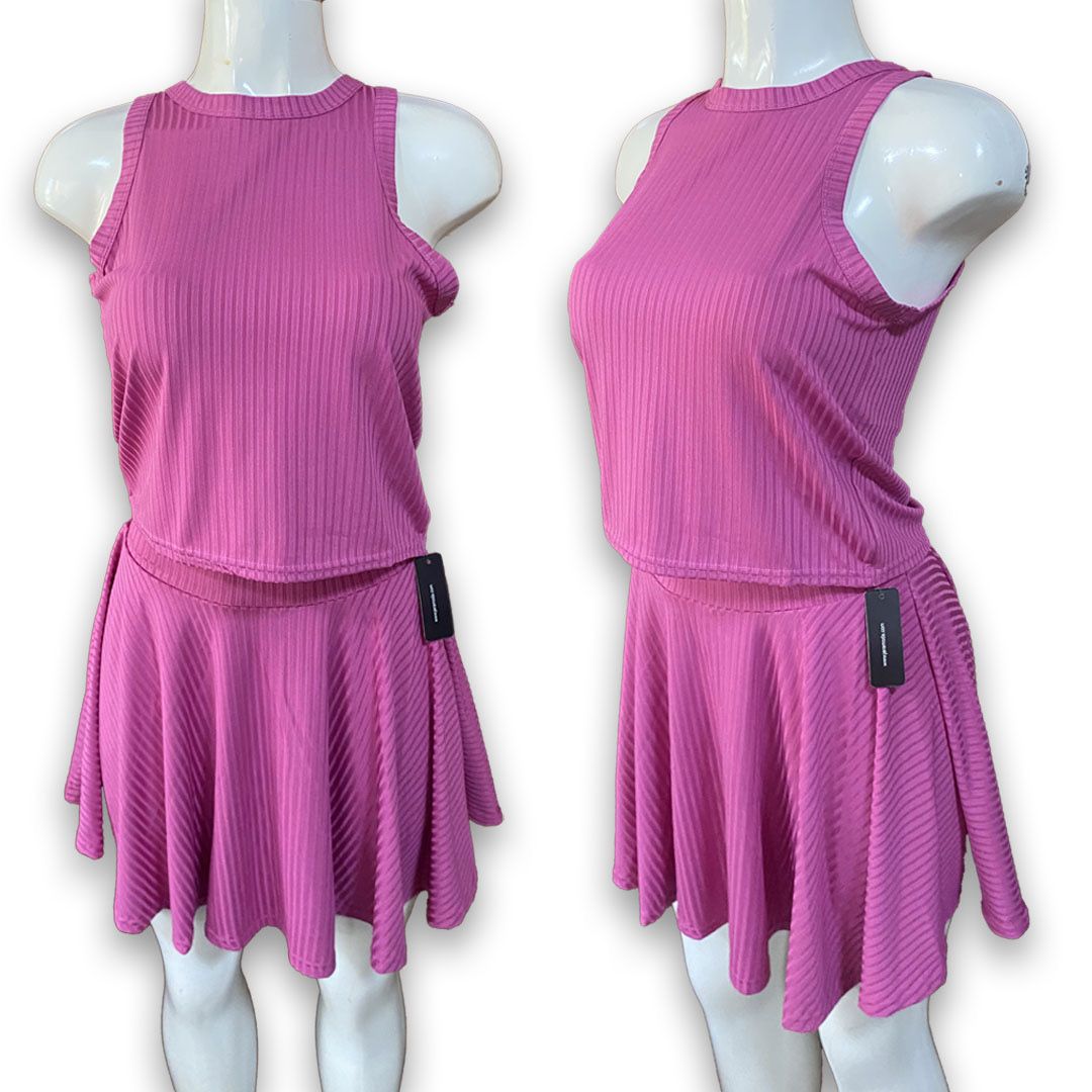 Paquete de 10 Conjuntos Falda short + blusa (SKSET35)