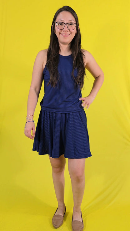 Paquete de 10 Conjuntos Falda short + blusa (SKSET35)